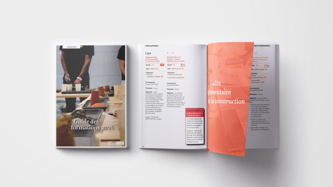 Guide des formations 2026