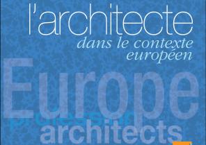 Couverture - L'architecte dans le contexte européen 