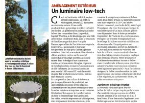 Le Moniteur - Un luminaire "low tech"