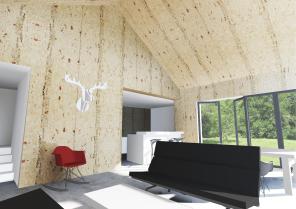 Perspective du salon