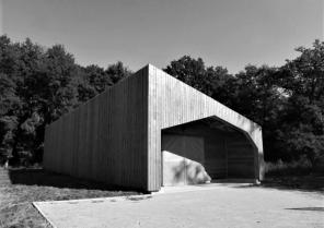 Hangar de stockage tout bois