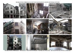 RÉHABILITATION / REHAUSSE / EXTENSION D'IMMEUBLES EN CENTRE HISTORIQUE DE VILLE