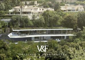 VIELLIARD FRANCHETEAU architectes villa contemporaine luxe Cannes