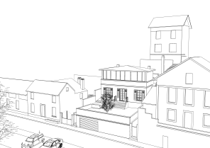 Surélévation d'une maison