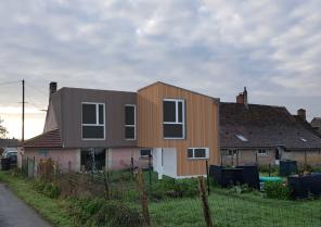 surélévation et extension ossature bois