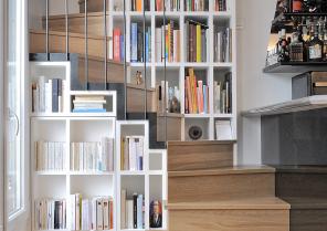 L'escalier bibliothèque