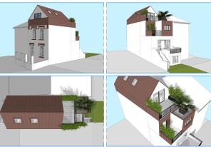 Vues 3d Projet D - non retenu (Extrait Étude de Faisabilité)