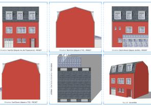 Façades & 3d (Extrait dossier Permis de Construire)