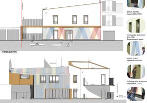 projet de façades et matériaux