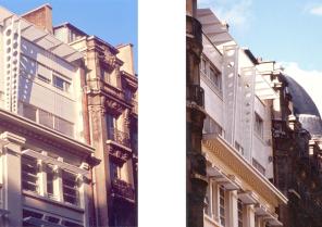Détail façade rue du Laos 