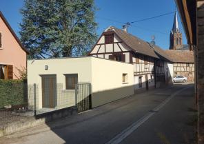 Extension d'une maison individuelle.