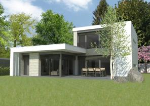 Façade jardin de jour
