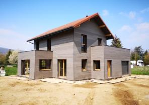 Construction d'une maison à ossature bois pour la famille C.