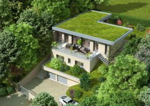 Maison individuelle sur terrain à forte pente
