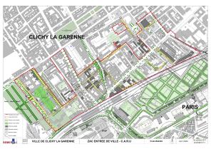 ARCHITECTE URBANISTE COORDONATEUR ZAC ENTREE DE VILLE CLICHY SEMERCLI