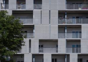 Façade Est (balcon) - Étages courants