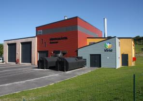 La chaufferie biomasse achevée et en fonction.