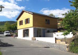Chantier achevé côté terrasse