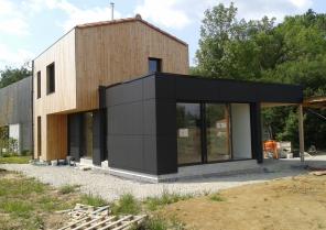Construction d'une maison à Vallet. Architecte : atelier 14 (CLISSON)