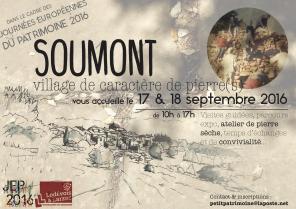 Organisation des Journées Européennes du Patrimoine 2017 à Soumont