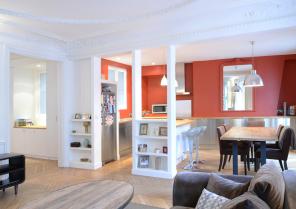 Rénovation complète d'appartement haussmanien 
