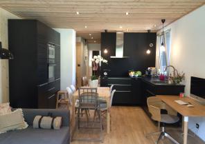 Rénovation complète d'un appartement des années 70.