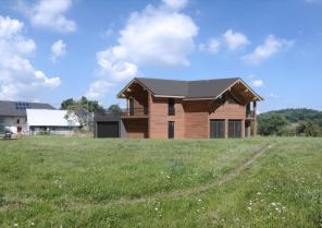 Conception d'une maison individuelle contemporaine bois.