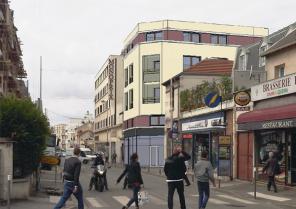 Vue depuis la rue Henri Barbusse