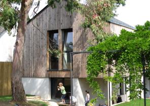 Façade extension sur le jardin