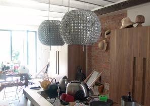 La cuisine/pièce à vivre