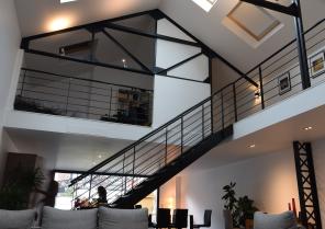 Salon loft - La Madeleine - Jacques LENAIN Architecte Lille