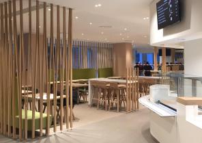 Vue de la cafétéria