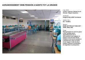 Agrandissement demi-pension