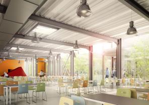 Extension du restaurant universitaire du CROUS à Cronenbourg