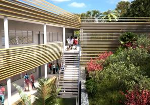 Extension du Collège de M'GOMBANI (Mayotte) avec Endémik