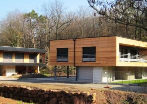 maison passive en bois massif