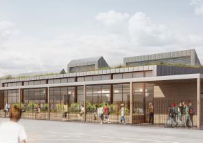 Construction d'une demi-pension au collège Rembrandt Bugatti à Molsheim