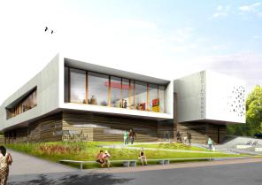 Construction de la Médiathèque du Sundgau à Altkirch