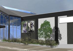 IDN ARCHITECTURE VUE APRES TRAVAUX SUR MAGASIN JARDINERIE ANIMALERIE 