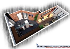 IDN ARCHITECTURE - ACCUEIL ET ESPACE D'ATTENTE DU CABINET DE CHIRURGIE DENTAIRE