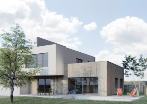 Maison contemporaine à ossature bois - Saint Didier au Mont d’Or