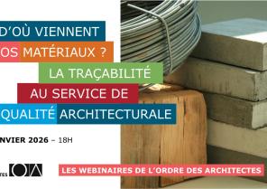 Webinaire de l'Ordre des architectes, 27 janvier 2025