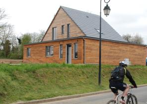Maison passive en bois à Ronquerolles