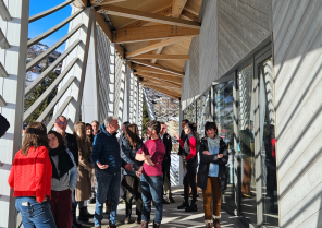 Visite de la nouvelle salle Omnisport de Briançon