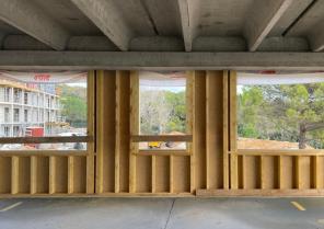 Chantier du campus des Amandiers à Sophia Antipolis