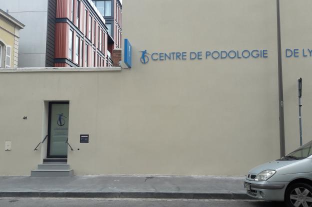 La façade du centre de podologie