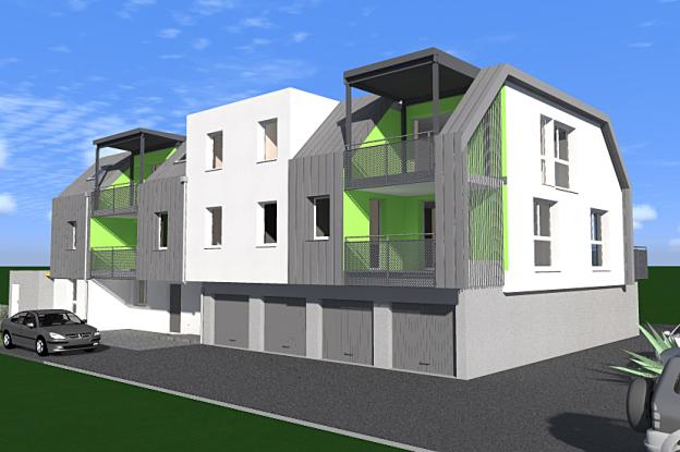 Construction d'un immeuble de 8 logements labellisé BBC à Eschau