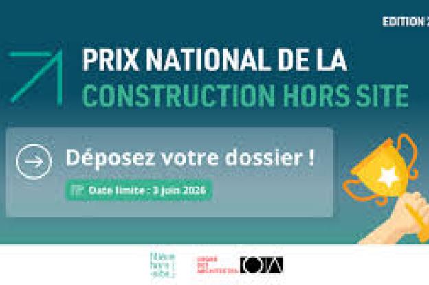 Lancement du Prix National de la Construction Hors-Site 2026