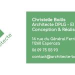 Christelle BAILLS Architecte DPLG EI - MAR