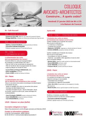 Programme colloque